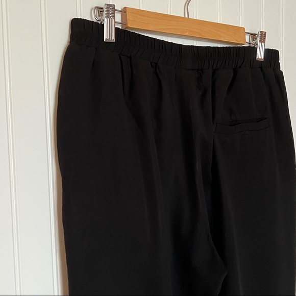 COS Pull On Pants Jogger Style Elastic Waistband Black Dress Pants Size 8 - Picture 7 of 14